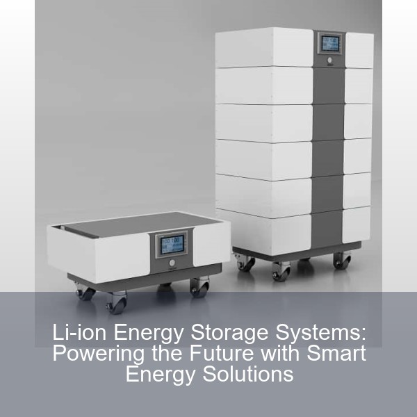 Li-ion Energy Storage Systems: Powering the Future with Smart Energy Solutions